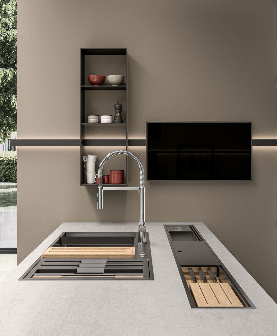 Cucina con isola