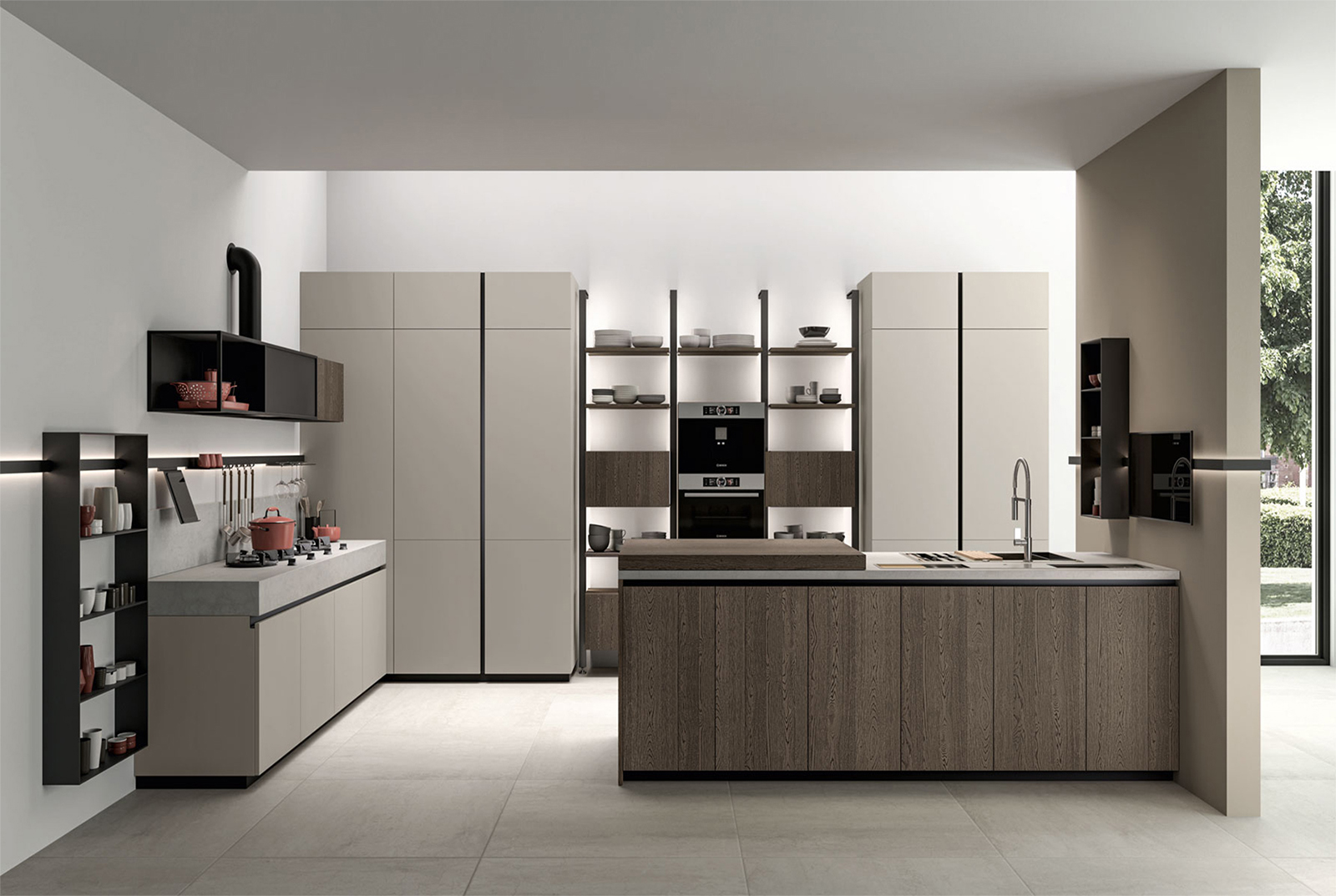 Cucina con isola